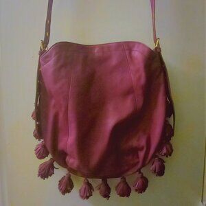 Cynthia Rowley Kassia Genuine Leather Hobo  Bag